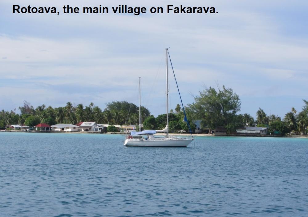 Rotoava, the main village on Fakarava.
